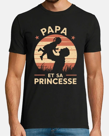 T-shirt papà e principessa