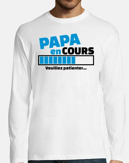 Tee-shirt papa en cours