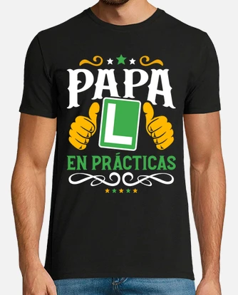 Camiseta papa en practicas sale