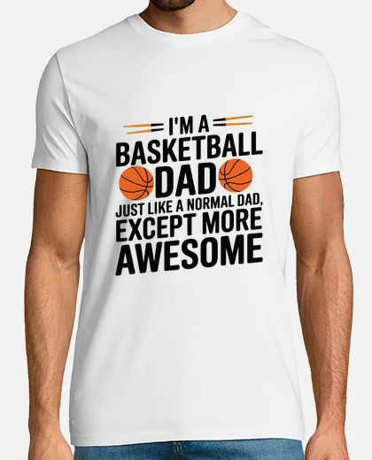 Tee-shirt papa entraîneur de basket-ball