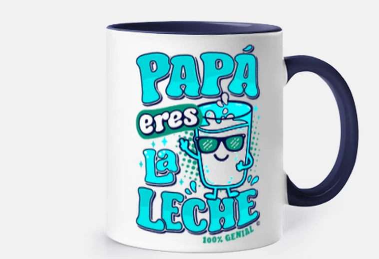 Taza Papá eres la leche