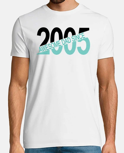 T-shirt papà fantastico dal 2005