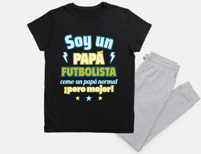 Pijama Papá FUTBOLISTA,Fútbol,día del padre