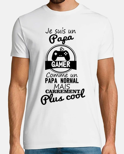 Papa gamer, cadeau fête des pères,geek,g idee cadeau fete des peres