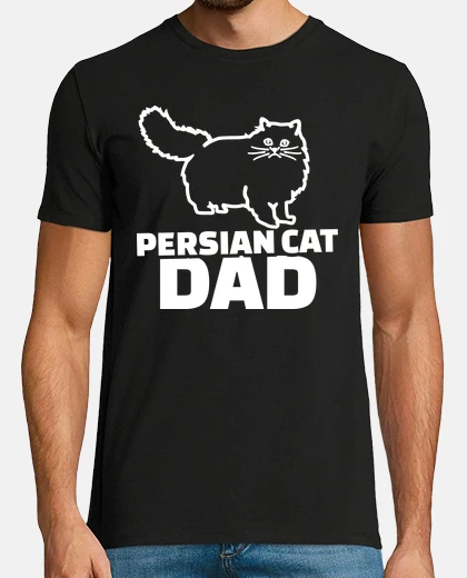 Playera papá gato persa
