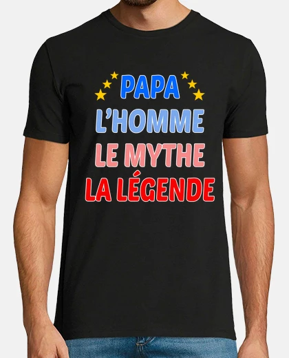 Tee-shirt PAPA HOMME MYTHE LÉGENDE