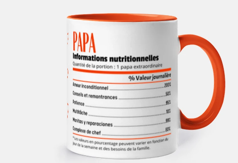 Papa Informations nutritionnelles