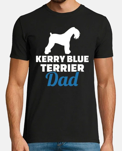 Tee-shirt papa kerry blue terrier