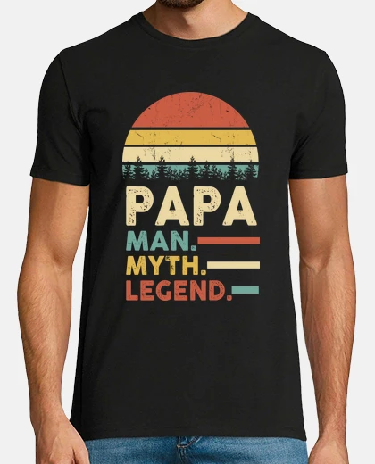 Tee-shirt Papa la légende idée cadeau 