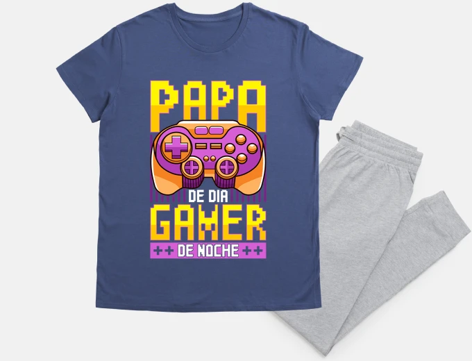 Pyjama papa le jour joueur la nuit père jeux vidéo