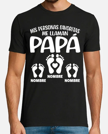 Playera Personalizada Playera Papa Modelo Especial Camiseta Papá