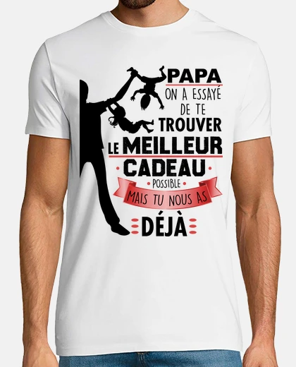 T-shirt papà miglior regalo di compleanno