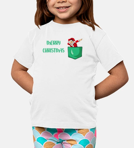 Ropa Papá navidad dab merry christmas pocket