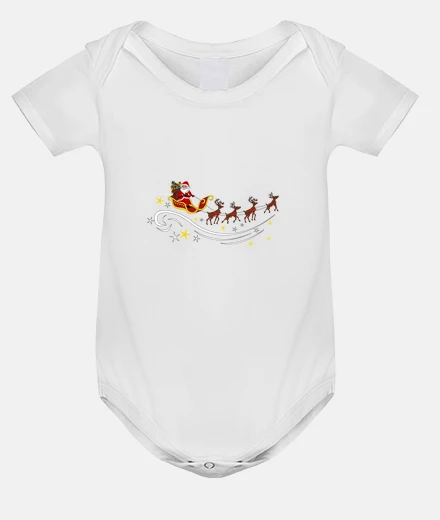 Ropa Papá Noel con trineo y renos