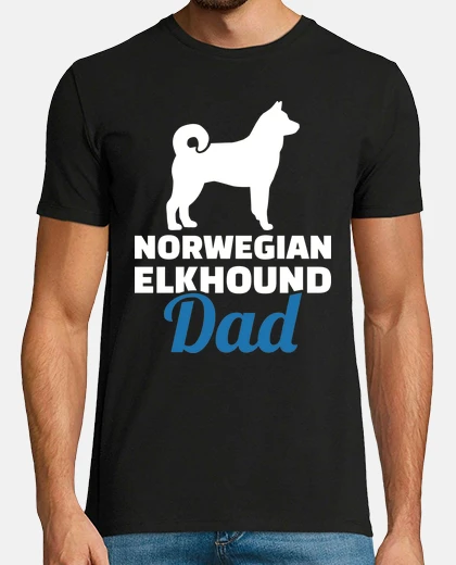 Camiseta papá noruego elkhound