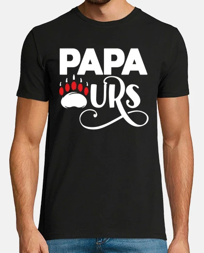 T-shirt papà orsetto papà di un39idea regalo di