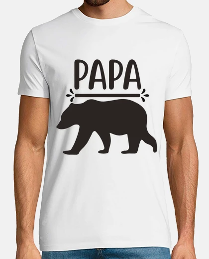 T-shirt papà orso idea regalo papà