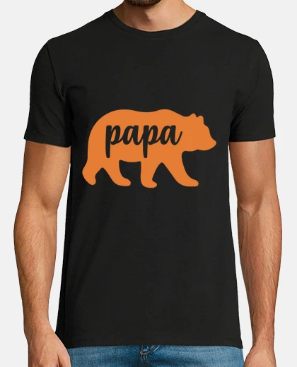 T-shirt papà orso regalo papà festa del papà