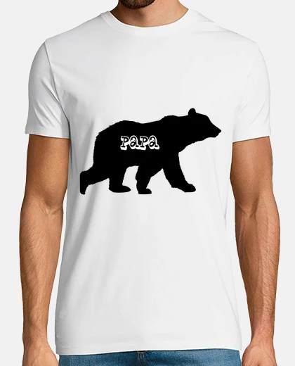T-shirt papà orso regalo papà festa del papà