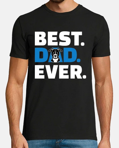 Tee-shirt papa pit-bull