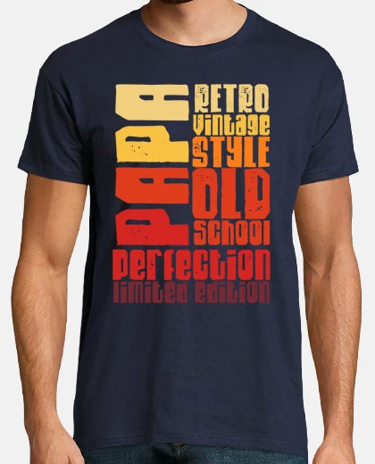 Tee-shirt papa retro vintage style old school