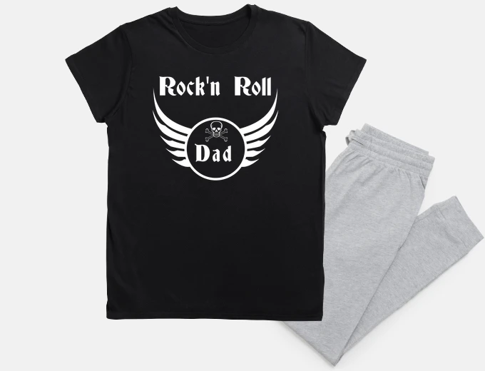 Pijama papá rockero