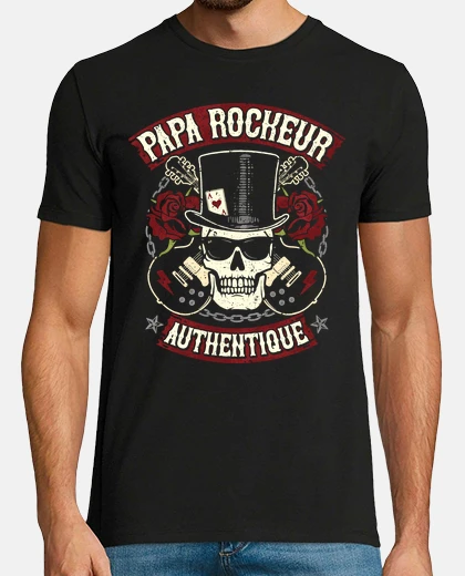 Tee-shirt Papa Rockeur