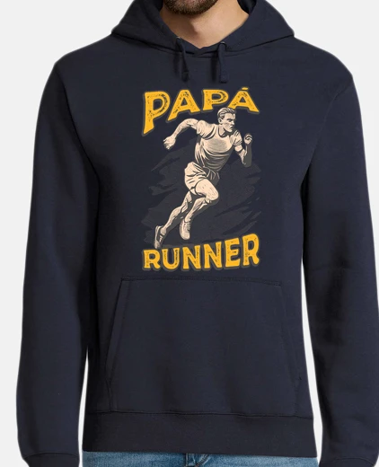 Sudadera Papá Runner Regalo Día Del Padre Deporte