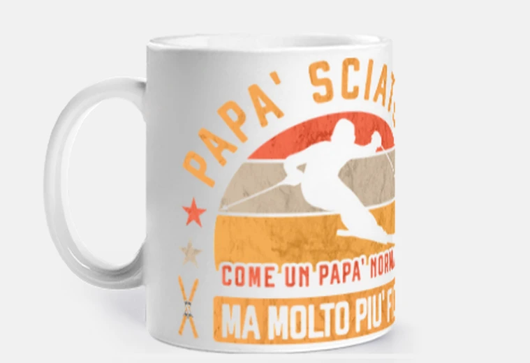Papà Sciatore - Regalo papà