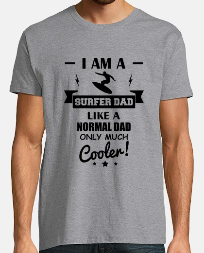 T-shirt papà surfista surf idea regalo papà