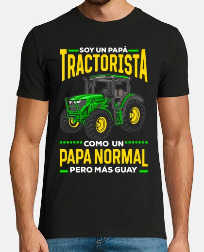 Camiseta Papá Tractorista Agricultor Granjero Tractor Regalo Día Del Padre