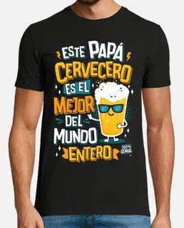 Camiseta Papá cervecero el mejor del mundo entero