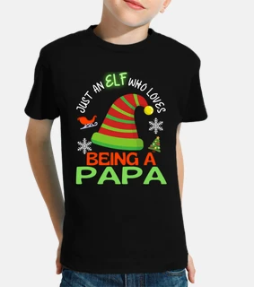 papà elfo festa di natale famiglia abbi
