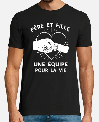 Papa et fils équipe pour la vie, idée cadeau père' T-shirt premium