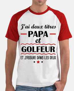 Golf Golf Shirt Idée Cadeau Golfeur Vintage' Autocollant