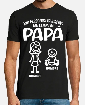 Playeras personalizadas papa mama top hijo