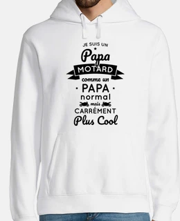 papà motociclista trendy