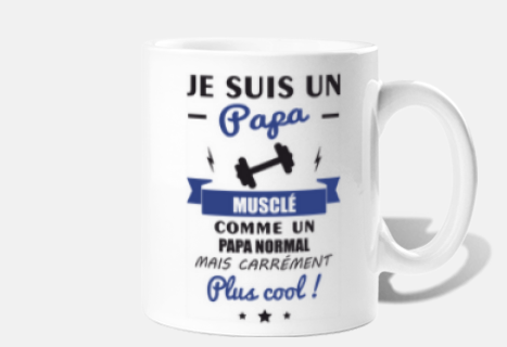 Cadeau Humour Fun - Mug Musculation Tasse Drole