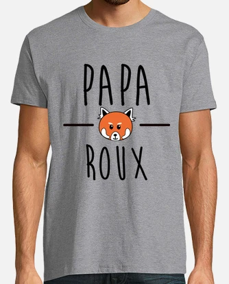 Tee shirt papa roux panda roux tostadora