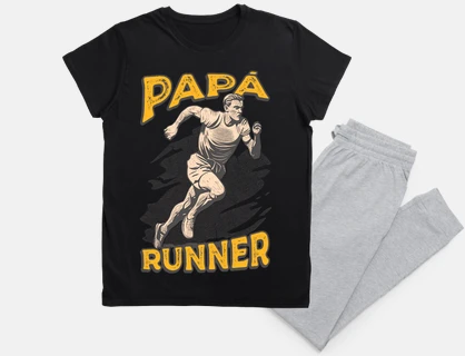 papà run ner regalo per la festa del pa