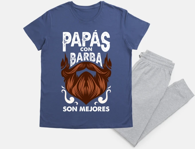 Pijama Papás Con Barba Son Mejores Padre