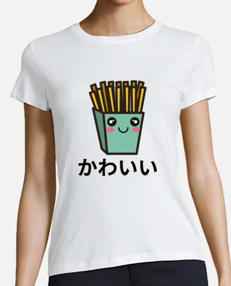 Camiseta papas fritas kawaii - anime lindo... | laTostadora Camiseta papas fritas kawaii - anime lindo... | laTostadora