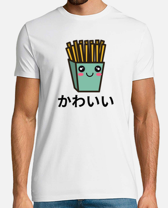 Camiseta papas fritas kawaii - anime lindo... | laTostadora