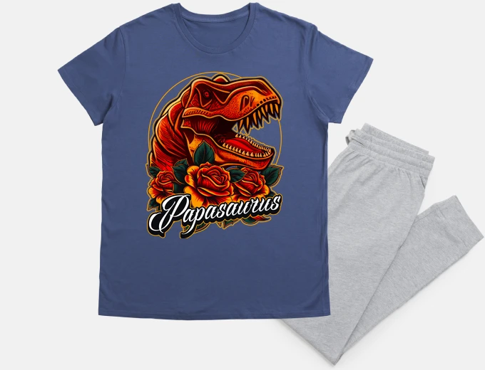 Pyjama papasaurus dad dinosaur father papasaurus