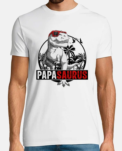 T-shirt papasaurus rex dad gift idea
