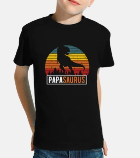 papasaurus papà t rex dinosauro retrò