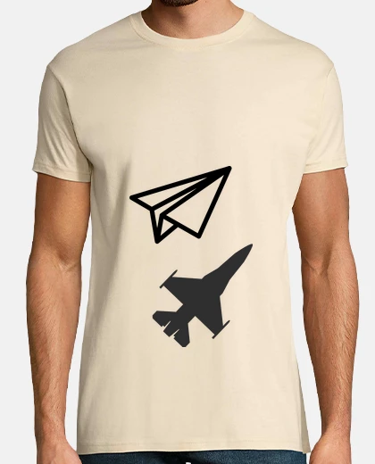 T-shirt paper plane