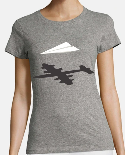 T-shirt paper plane
