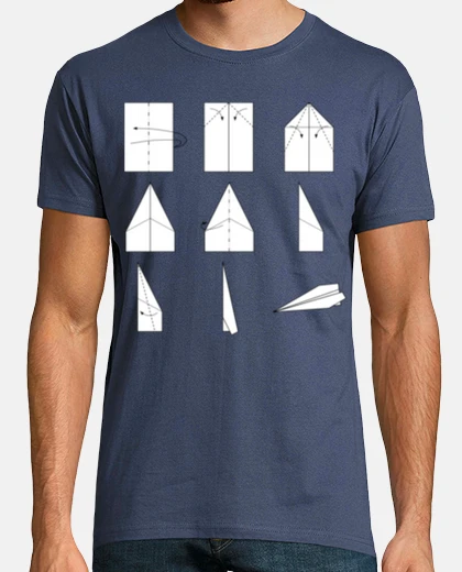 T-shirt paper plane how to fold humor stupidity class