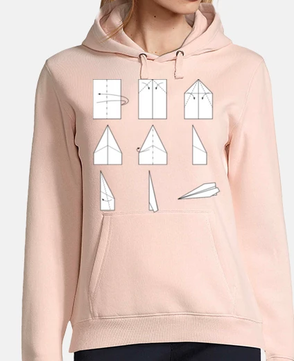 Hoodie paper plane how to fold humor stupidity class